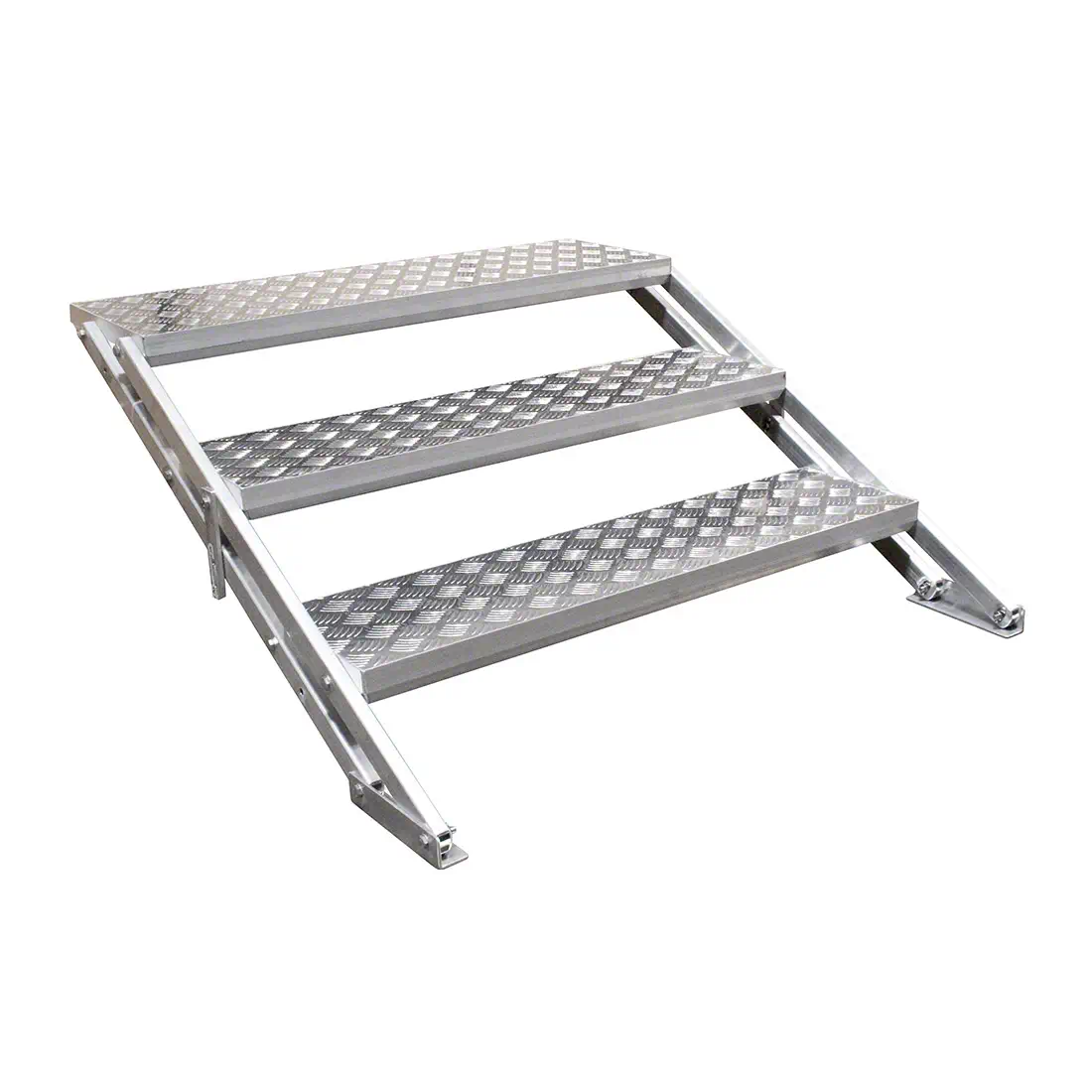Stage stairs rental: 3-step unit for a stage 24 to 32 inches high