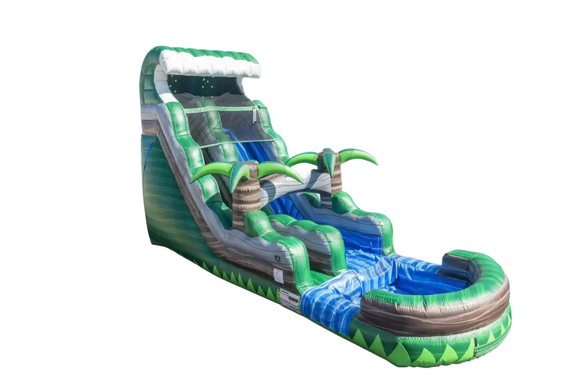 18 ft emerald crush tsunami water slide 1