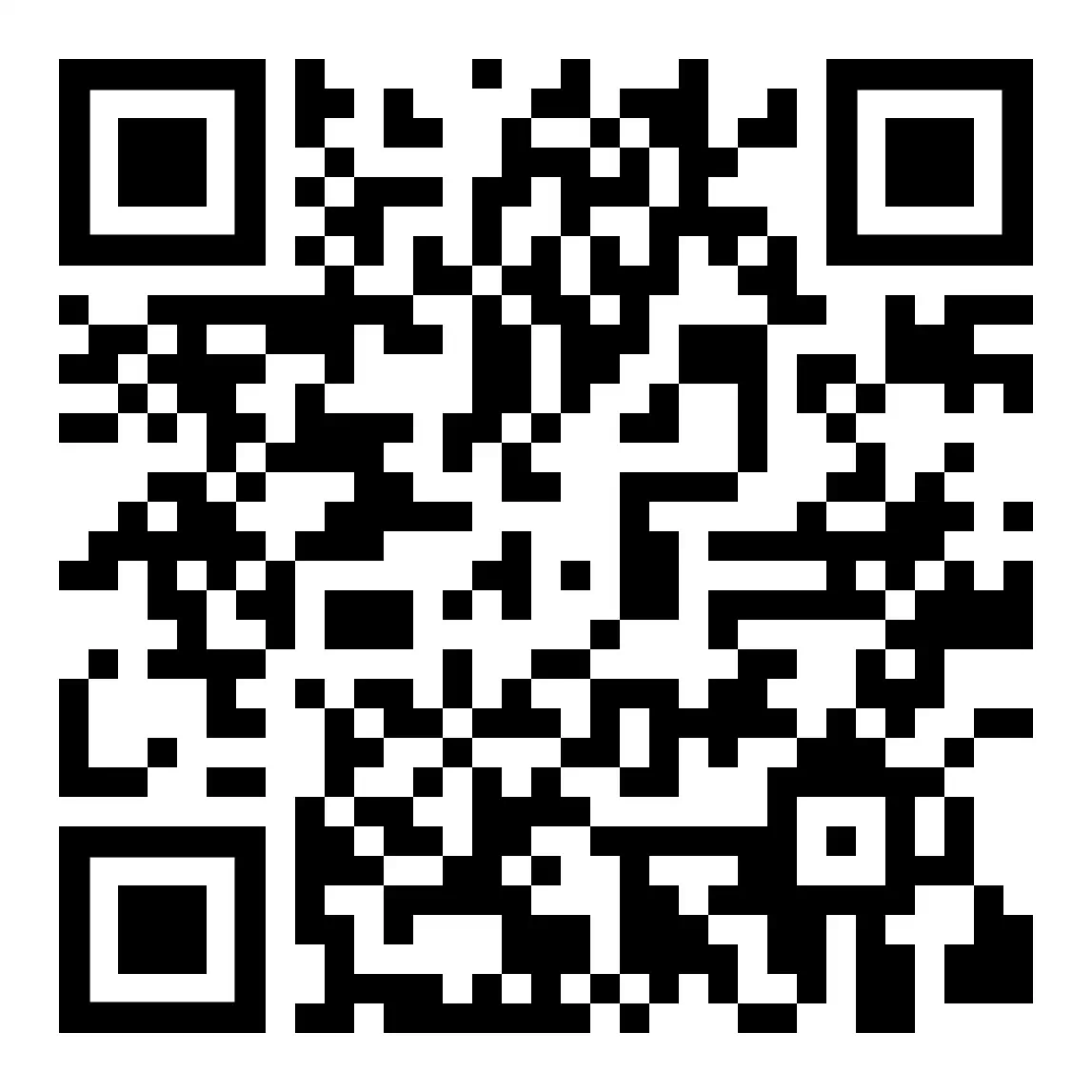 a qr code with a few squares